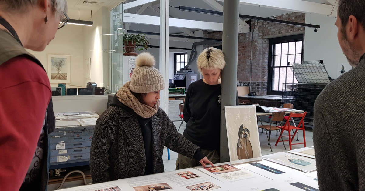 In From the Margins Edinburgh Printmakers